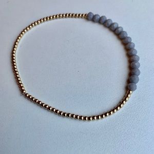 NWT Handmade 14k Gold Filled Bead Stretch Bracelet